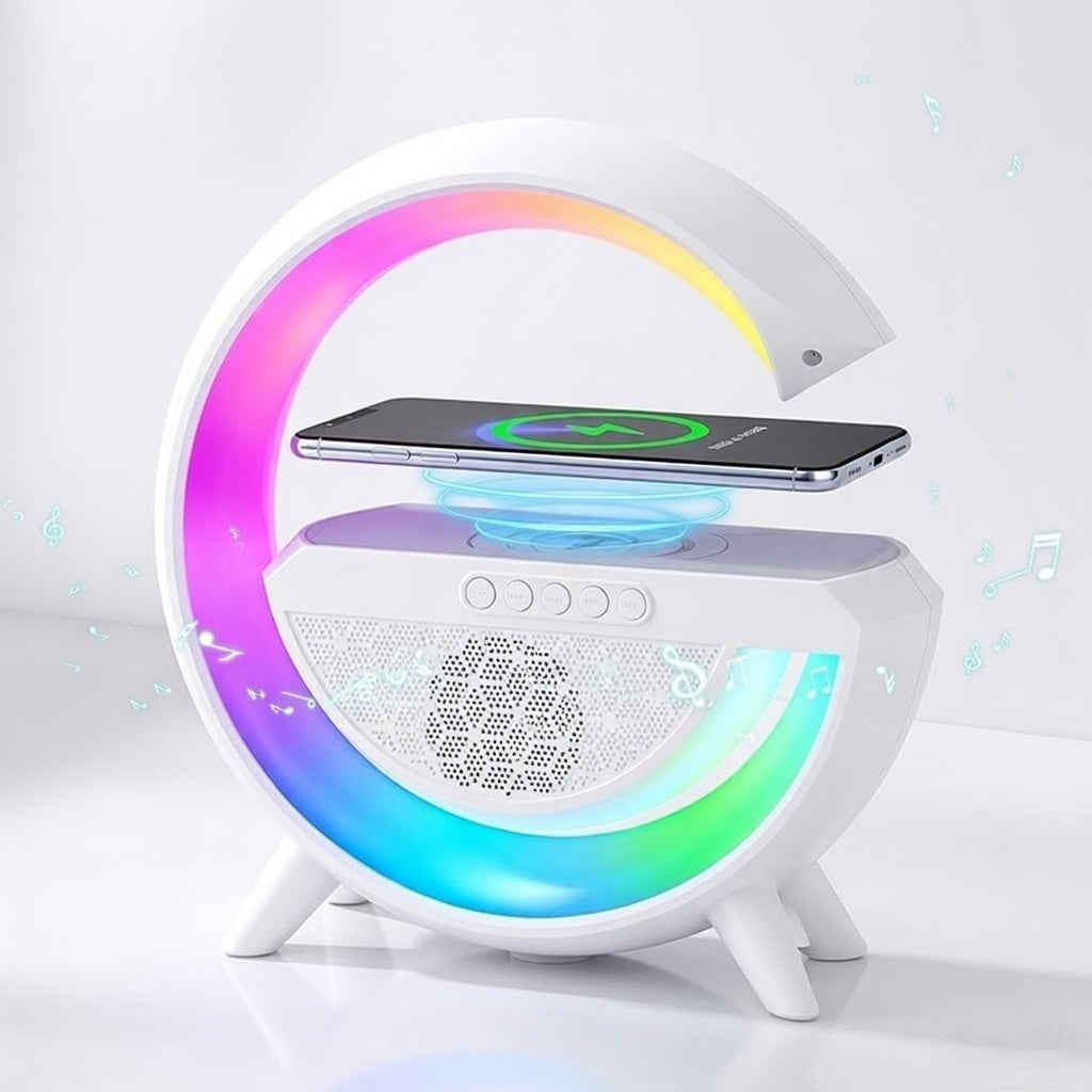 LED Speaker Wireless Charger