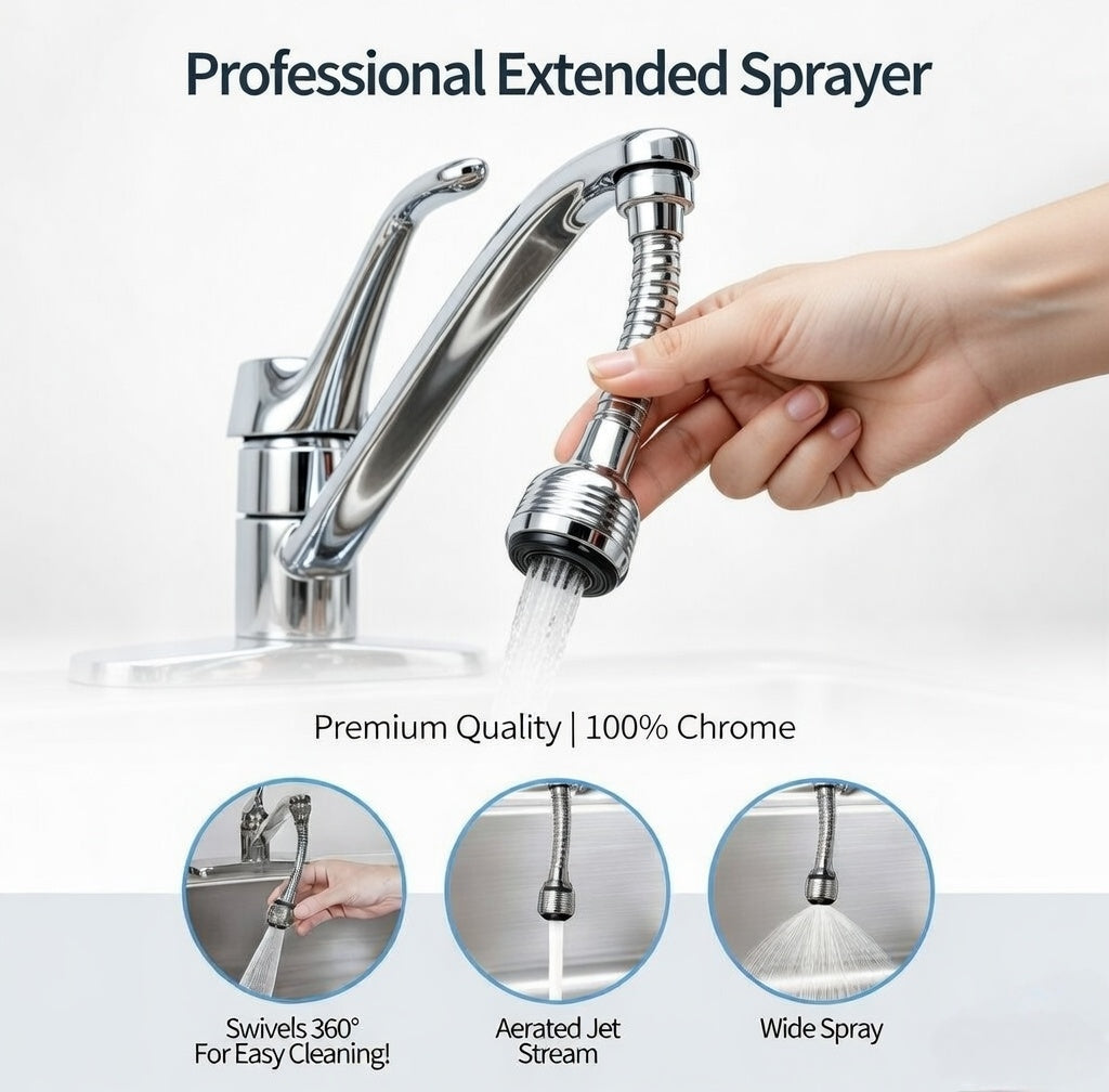 Universal Faucet Flex Extender