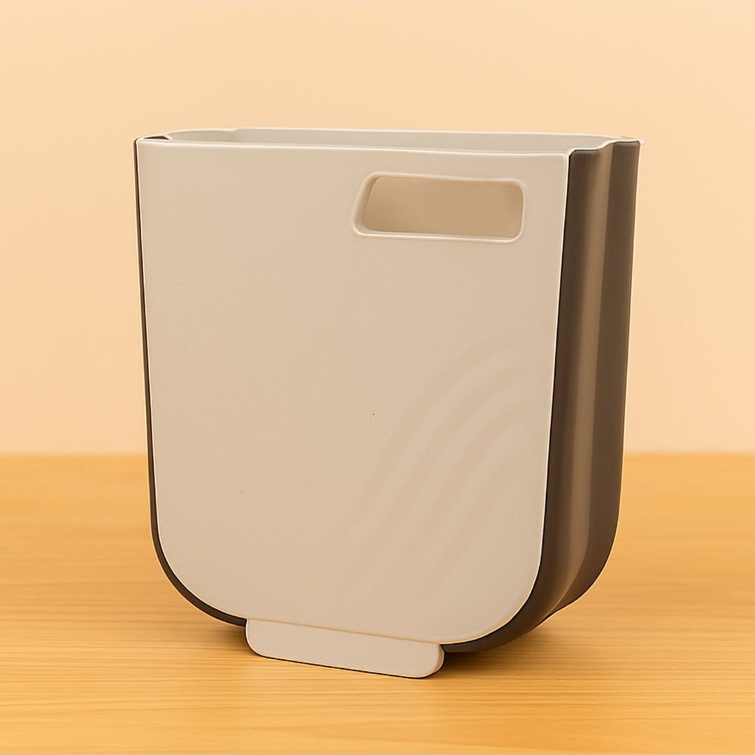 3-in-1 Foldable Hanging Trash Can for Kitchen Cabinet, Bathroom, Office & Car