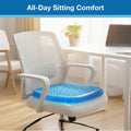 Orthopedic Gel Seat Cushion for Sciatica, Tailbone & Back Pain Relief