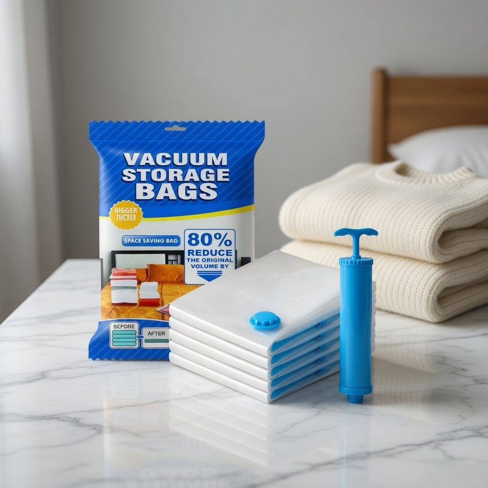 Vacuum Storage Bags, Compression Bags (5 Pcs Set)