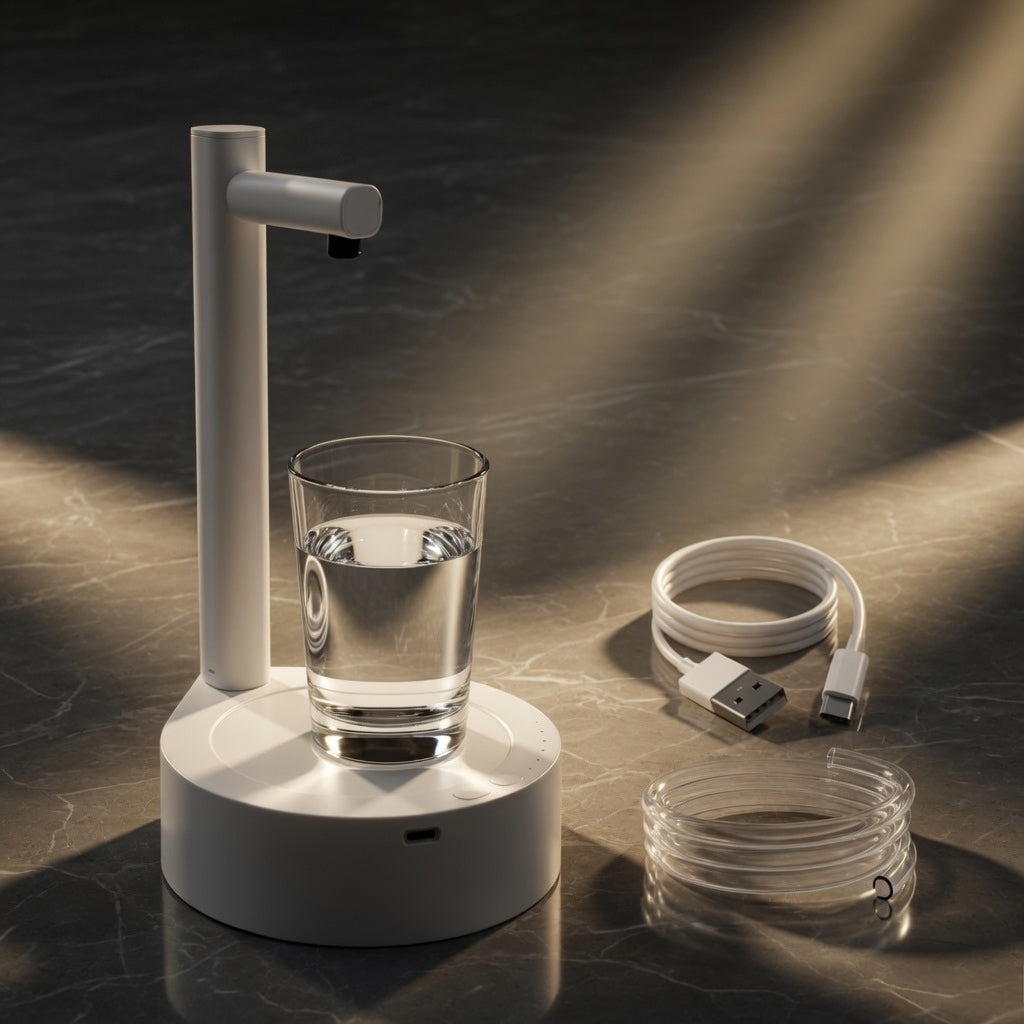 Desktop Water Dispenser – USB Rechargeable Smart Tabletop Water Pump