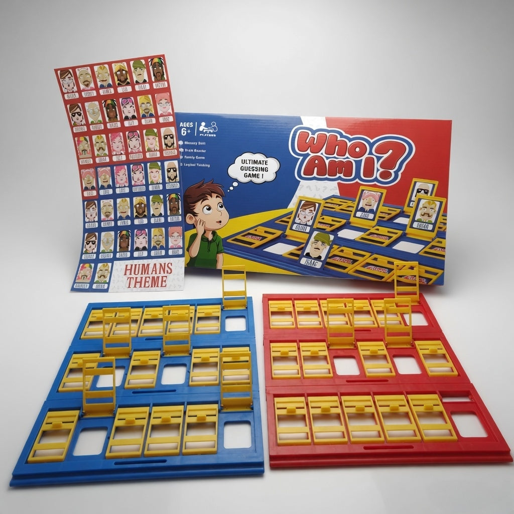 "Who Am I?" Guessing 2 Player Board Game| 3 themes included