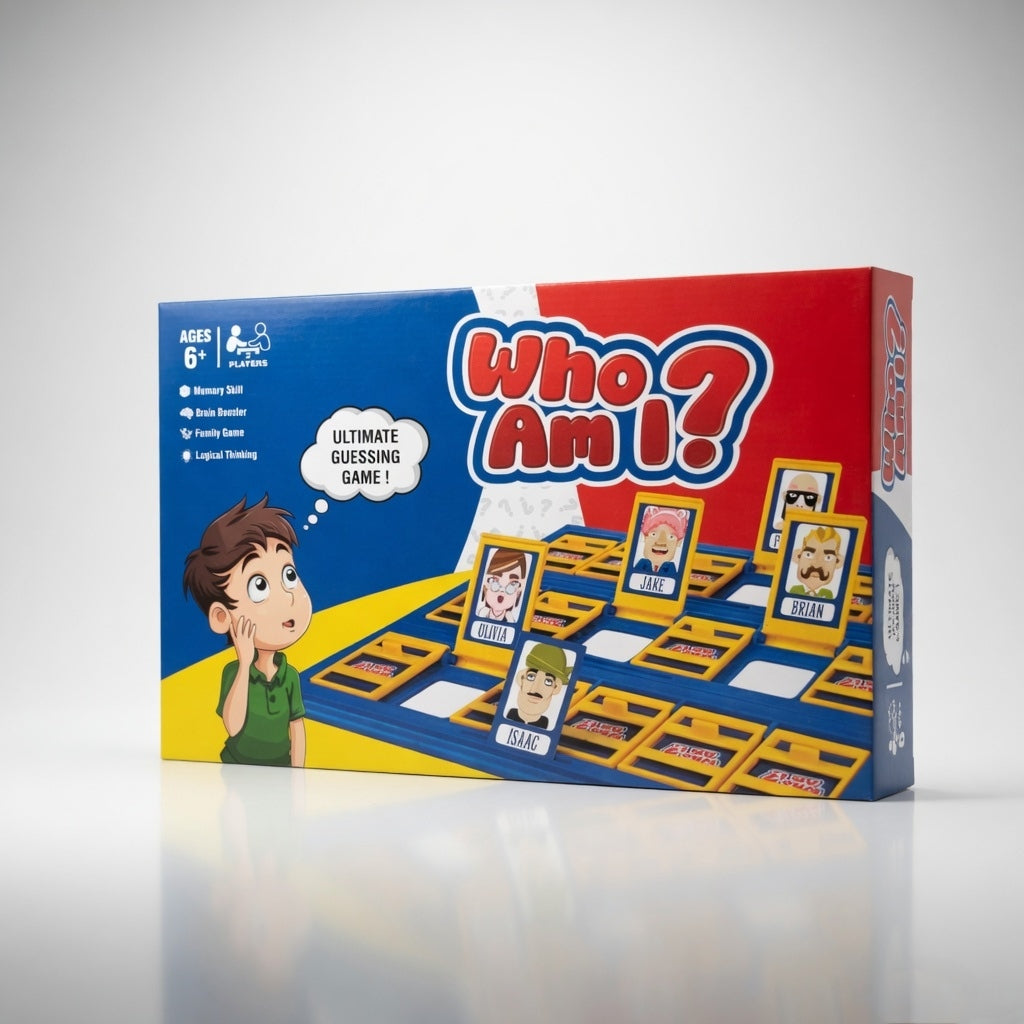 "Who Am I?" Guessing 2 Player Board Game| 3 themes included