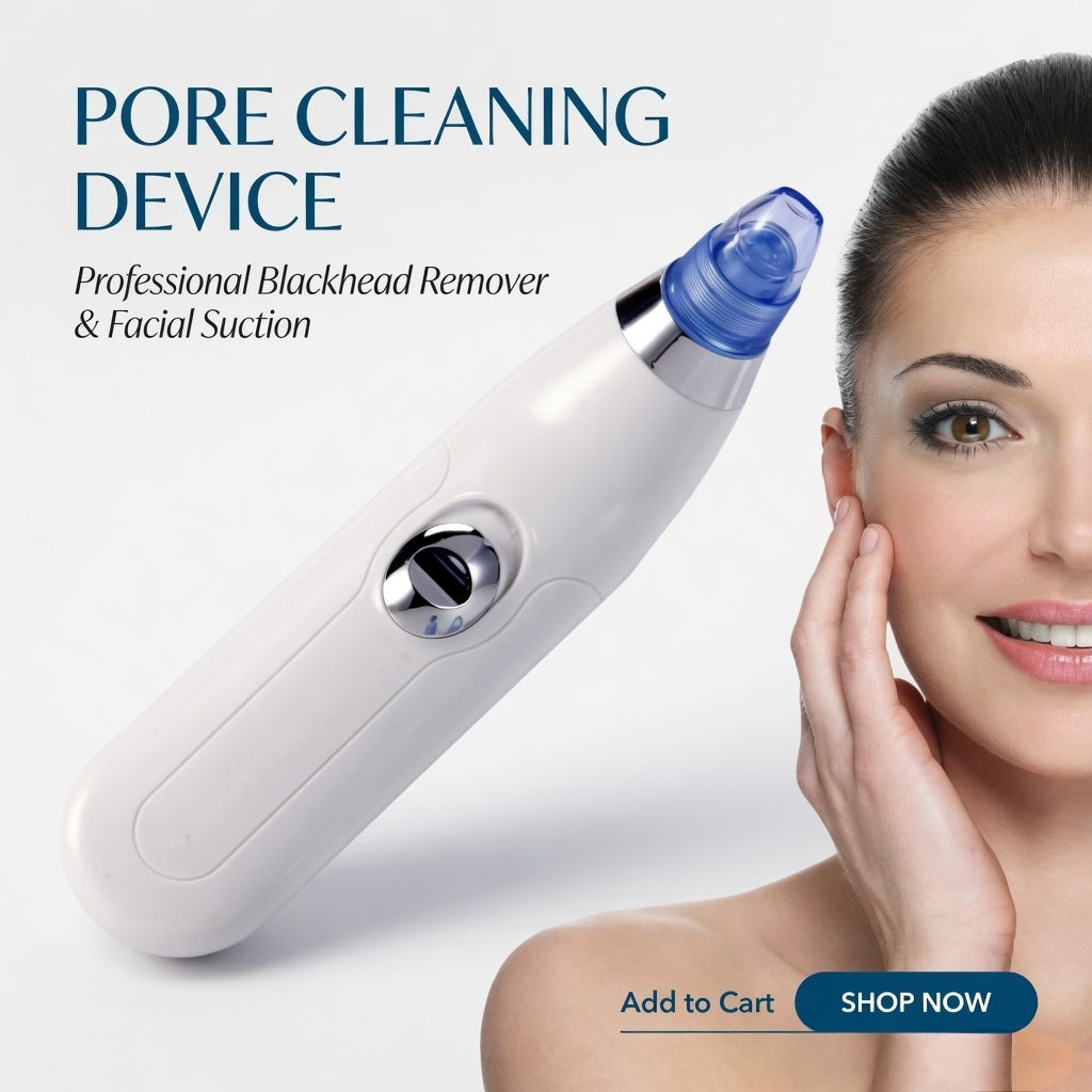 4 in 1 Blackhead & Whitehead Extractor – Deep Pore Vacuum Suction Tool