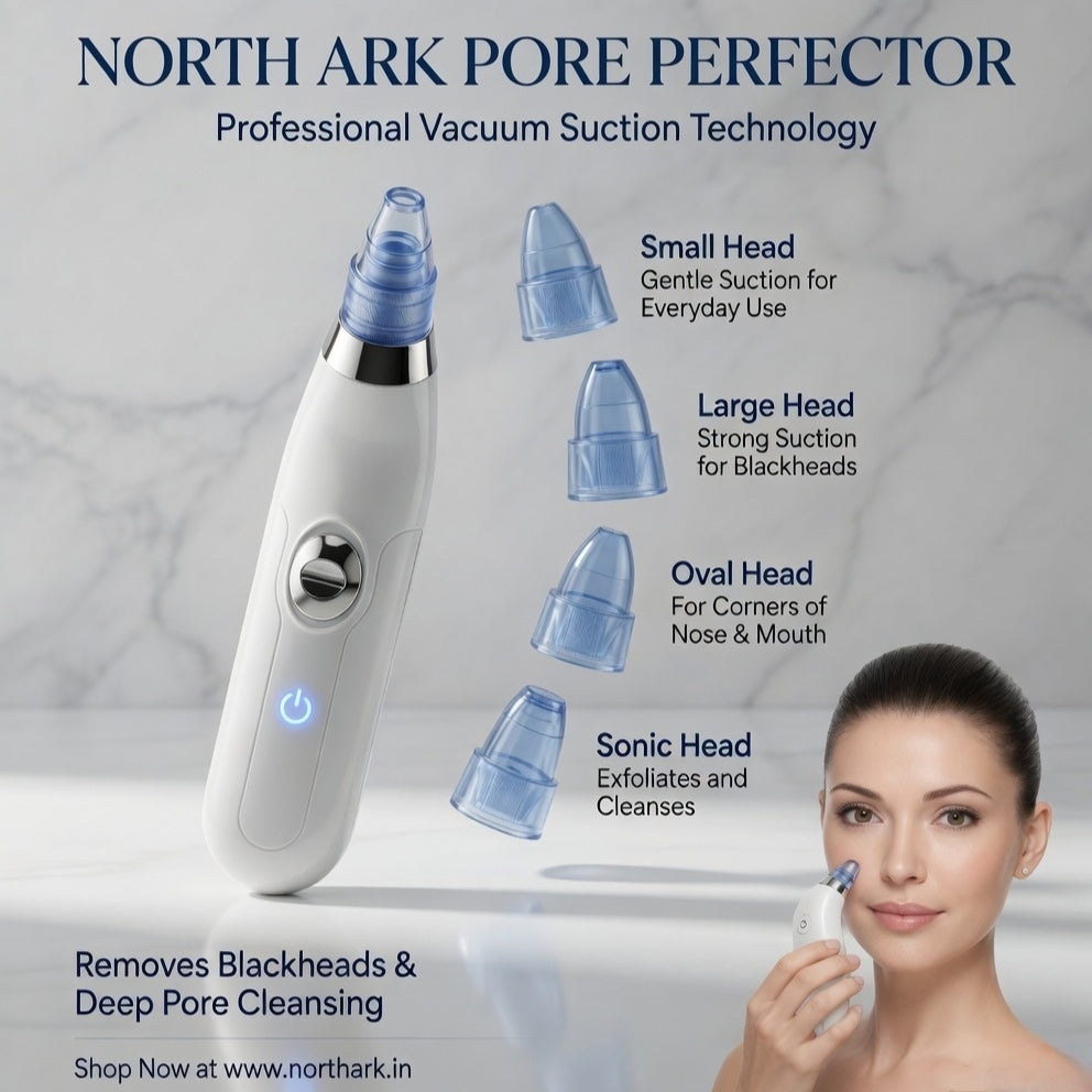 4 in 1 Blackhead & Whitehead Extractor – Deep Pore Vacuum Suction Tool