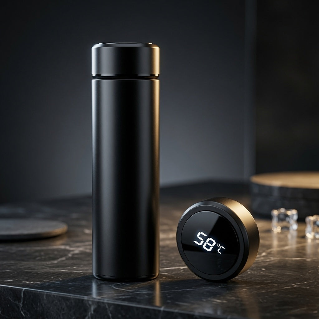 Smart Vacuum Insulated Water Bottle with Led Temperature Display 500ml