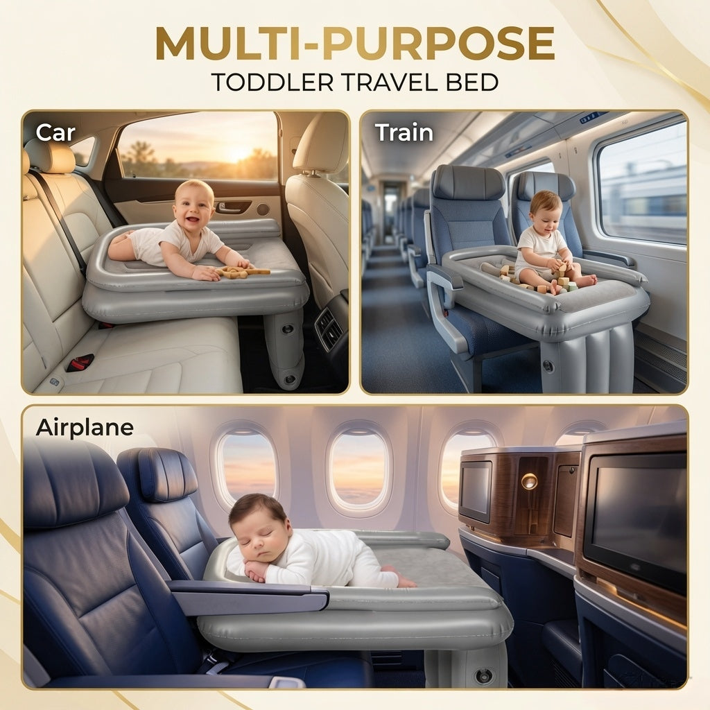 Flight Travel Inflatable Bed for Toddlers