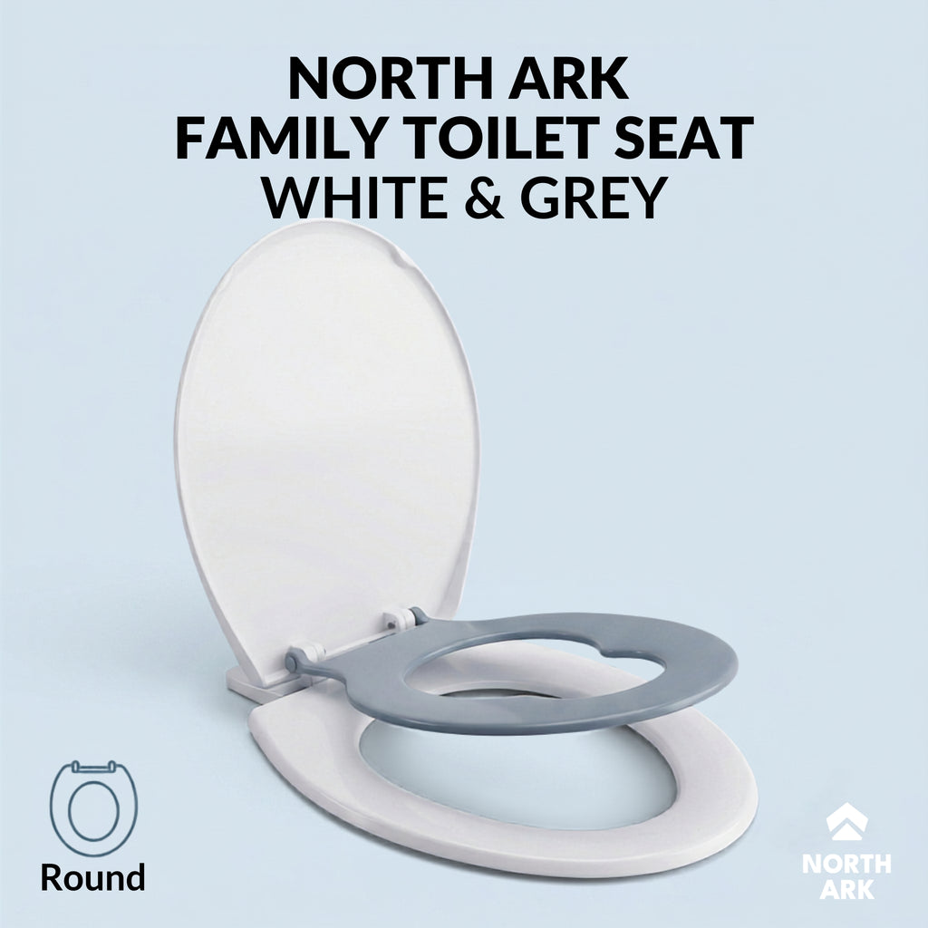 Family Toilet seat with built in Potty for kids