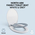 Family Toilet seat with built in Potty for kids