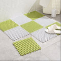 9-Piece Modular Anti-Slip Bathroom Mat Set
