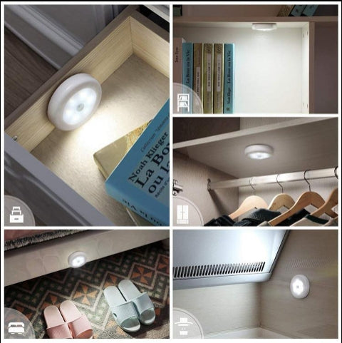 4-Pack Wireless Motion Sensor LED Lights