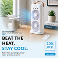 Ultra-Cooling Dual-Spray Desktop Fan